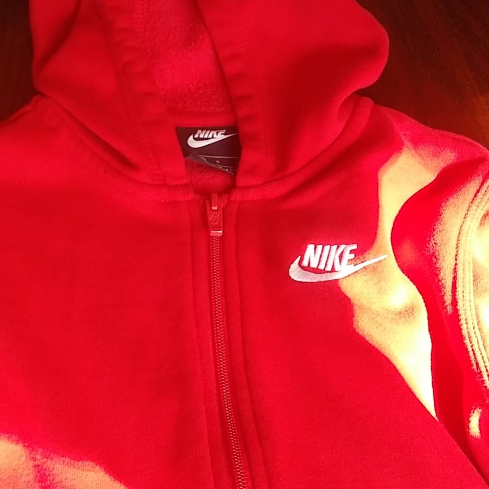 Red Nike L Hoodie